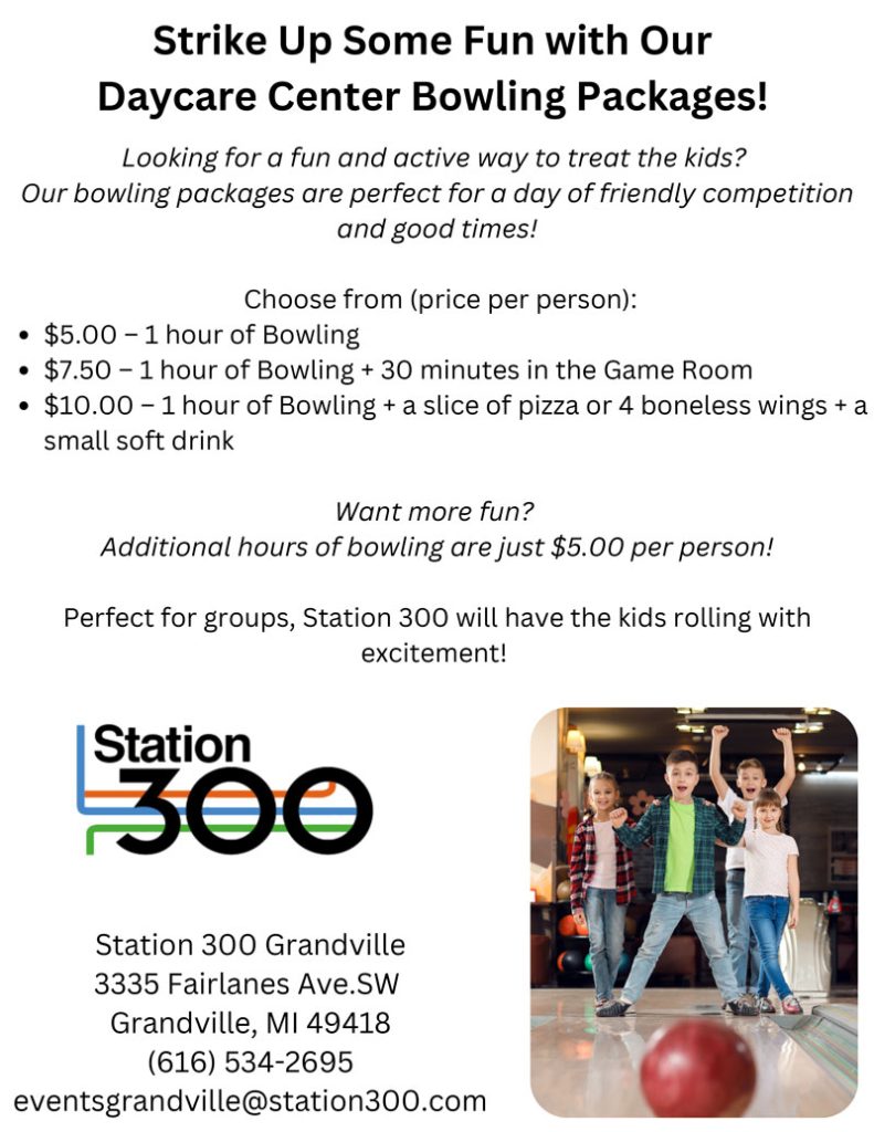 group day care flyer